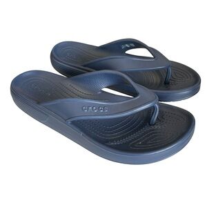 CROCS Iconic Comfort Navy Sandals Size Women’s 9 / Men’s 7